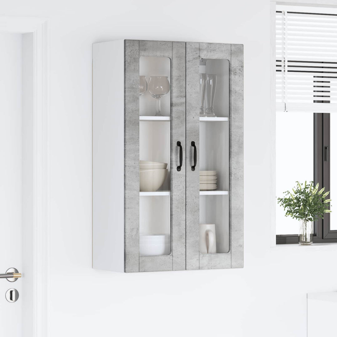Væglågskab PORTO Beton Grå 60 x 31 x 100 cm Konstrueret træ