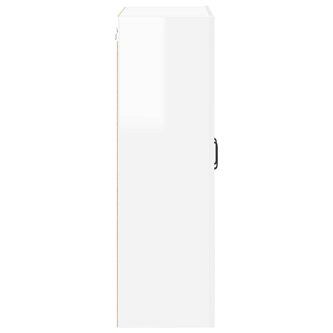 Væglågskab PORTO Høj gloss hvid 60 x 31 x 100 cm