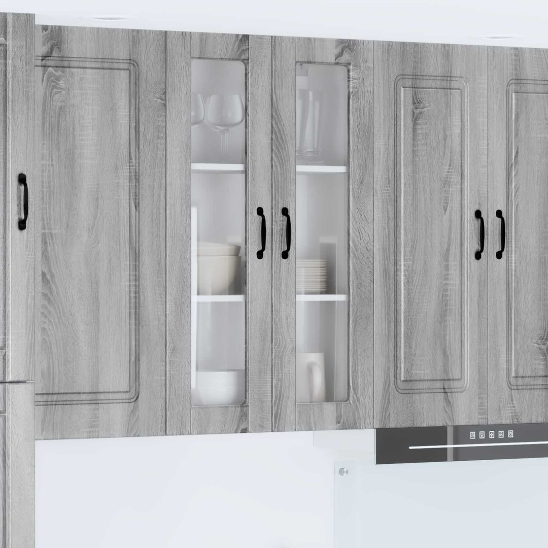Væglågskab PORTO Grå Sonoma 60 x 31 x 100 cm Konstrueret træ