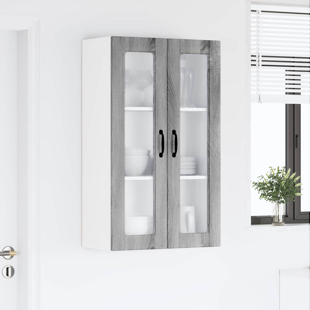 Væglågskab PORTO Grå Sonoma 60 x 31 x 100 cm Konstrueret træ