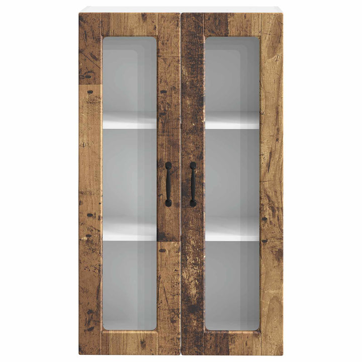 Væglågskab PORTO Gammelt træ 60 x 31 x 100 cm Konstrueret træ