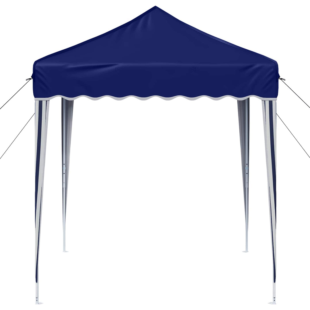 Pop-up Festtelt 195 x 195 x 245 cm Blå Oxford stof
