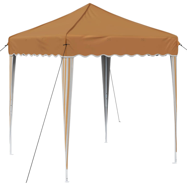 Pop-up Festtelt 195 x 195 x 245 cm Beige Oxford stof