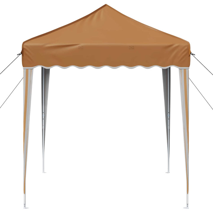 Pop-up Festtelt 195 x 195 x 245 cm Beige Oxford stof