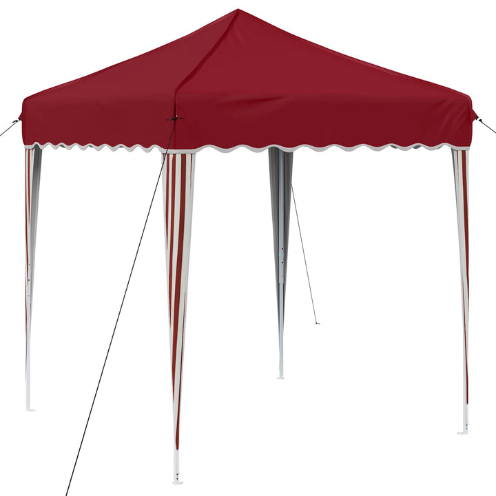Pop-up Festtelt 195 x 195 x 245 cm Bordeaux Oxford stof