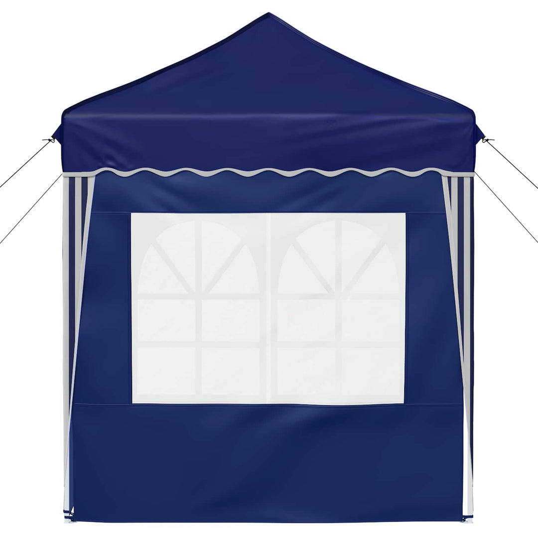 Pop-up Festtelt 195 x 195 x 245 cm Blå Oxford stof