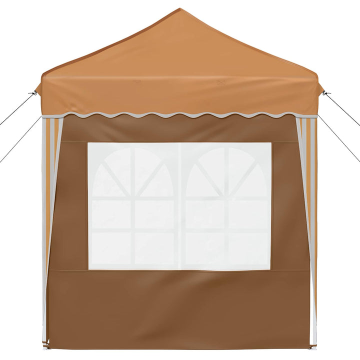 Pop-up Festtelt 195 x 195 x 245 cm Beige Oxford stof