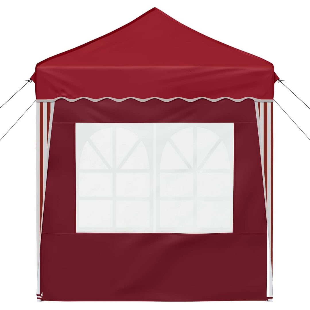 Pop-up Festtelt 195 x 195 x 245 cm Bordeaux Oxford stof