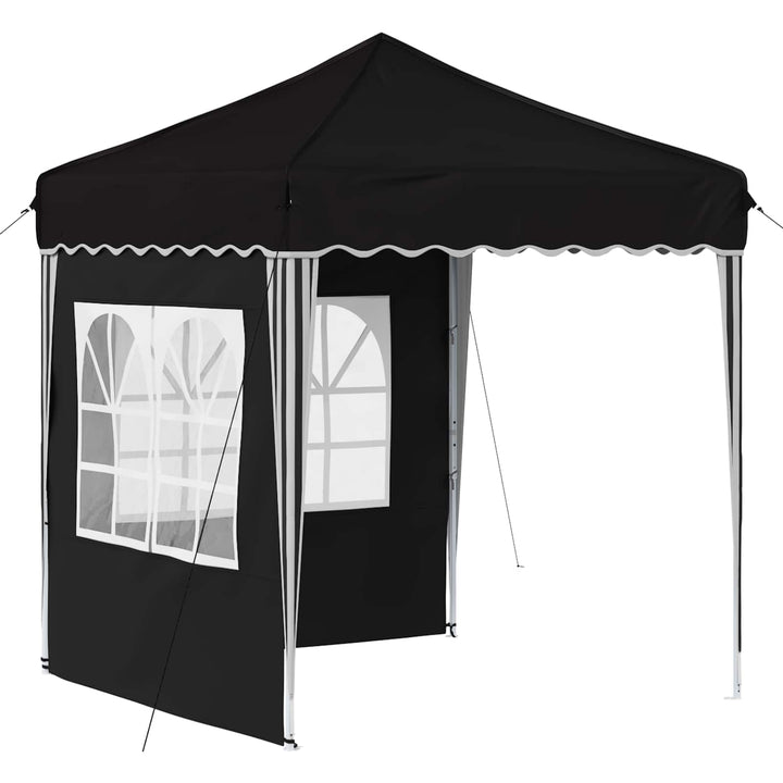 Pop-up Festtelt 195 x 195 x 245 cm Sort Oxford stof