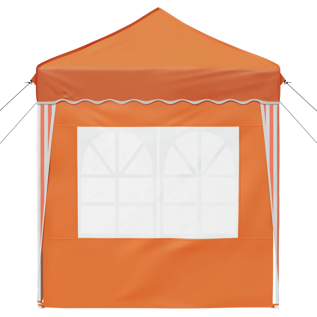 Pop-up Festtelt 195 x 195 x 245 cm Orange Oxford stof