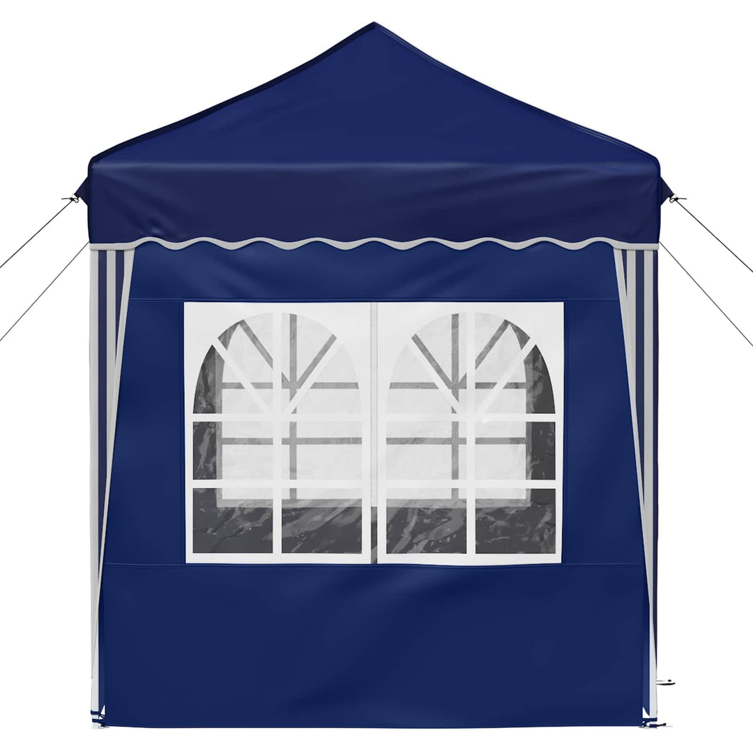 Pop-up Festtelt 195 x 195 x 245 cm Blå Oxford stof
