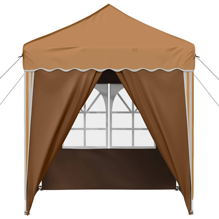 Pop-up Festtelt 195 x 195 x 245 cm Beige Oxford stof