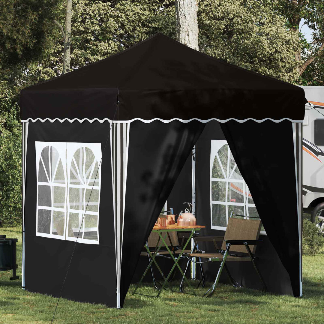 Pop-up Festtelt 195 x 195 x 245 cm Sort Oxford stof