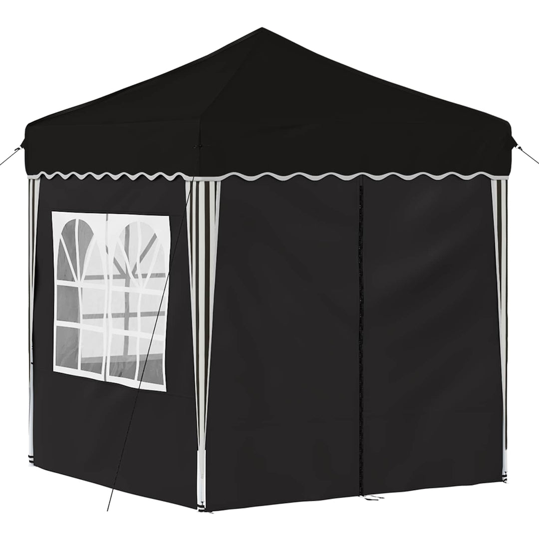 Pop-up Festtelt 195 x 195 x 245 cm Sort Oxford stof