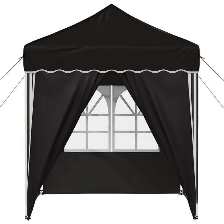Pop-up Festtelt 195 x 195 x 245 cm Sort Oxford stof