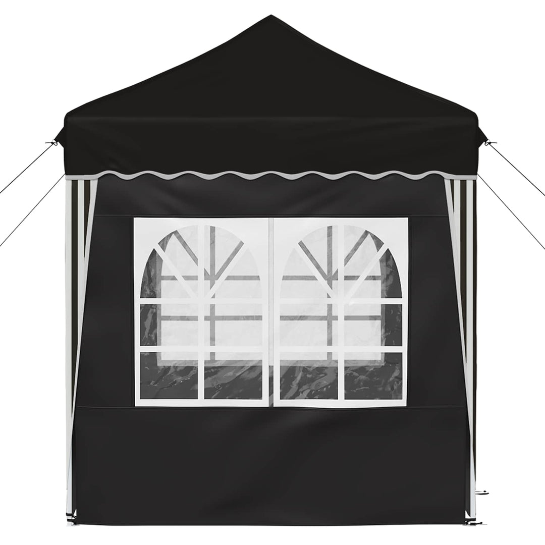 Pop-up Festtelt 195 x 195 x 245 cm Sort Oxford stof