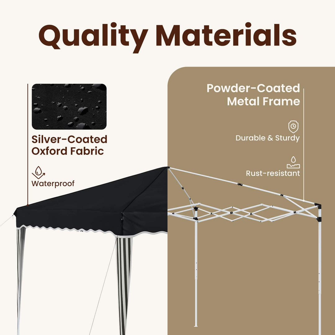Pop-up Festtelt 288 x 288 x 245 cm Antracit Oxford stof