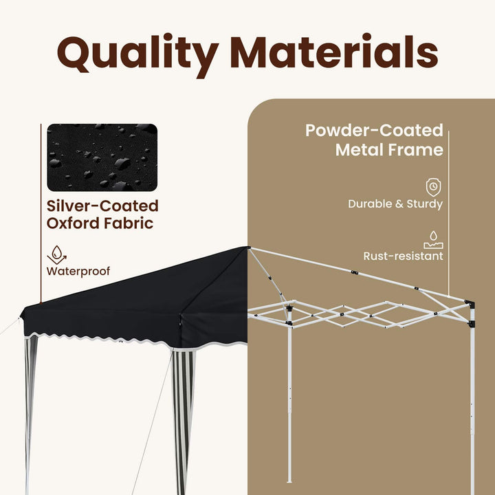 Pop-up Festtelt 288 x 288 x 245 cm Antracit Oxford stof