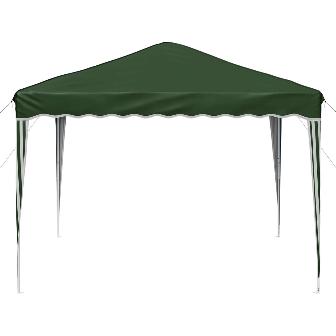 Pop-up Festtelt 288 x 288 x 245 cm Grøn Oxford stof