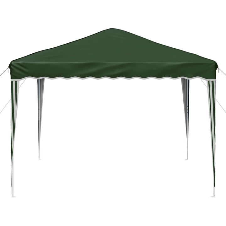 Pop-up Festtelt 288 x 288 x 245 cm Grøn Oxford stof