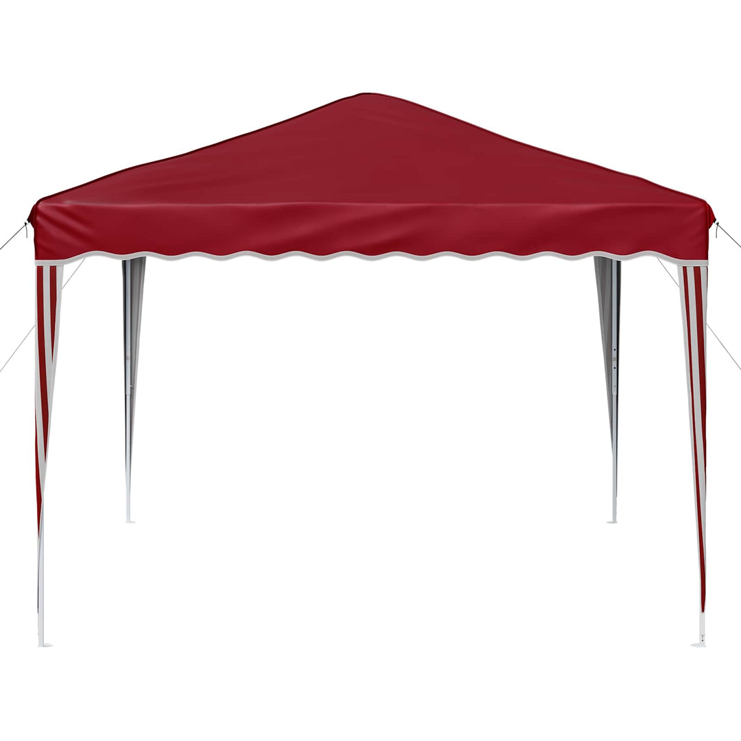 Pop-up Festtelt 288 x 288 x 245 cm Bordeaux Oxford stof