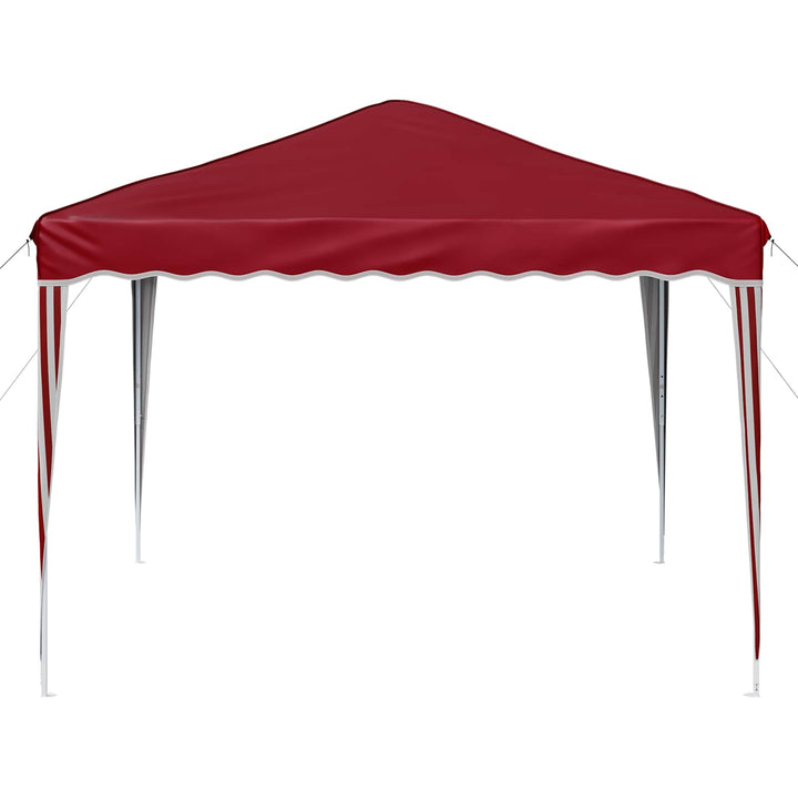 Pop-up Festtelt 288 x 288 x 245 cm Bordeaux Oxford stof