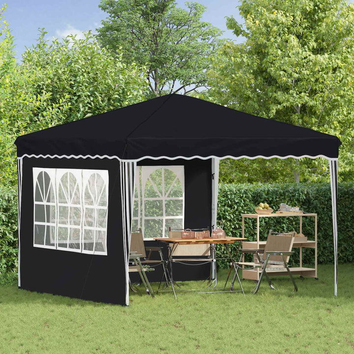 Pop-up Festtelt 288 x 288 x 245 cm Antracit Oxford stof
