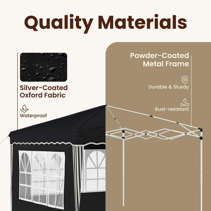 Pop-up Festtelt 288 x 288 x 245 cm Antracit Oxford stof