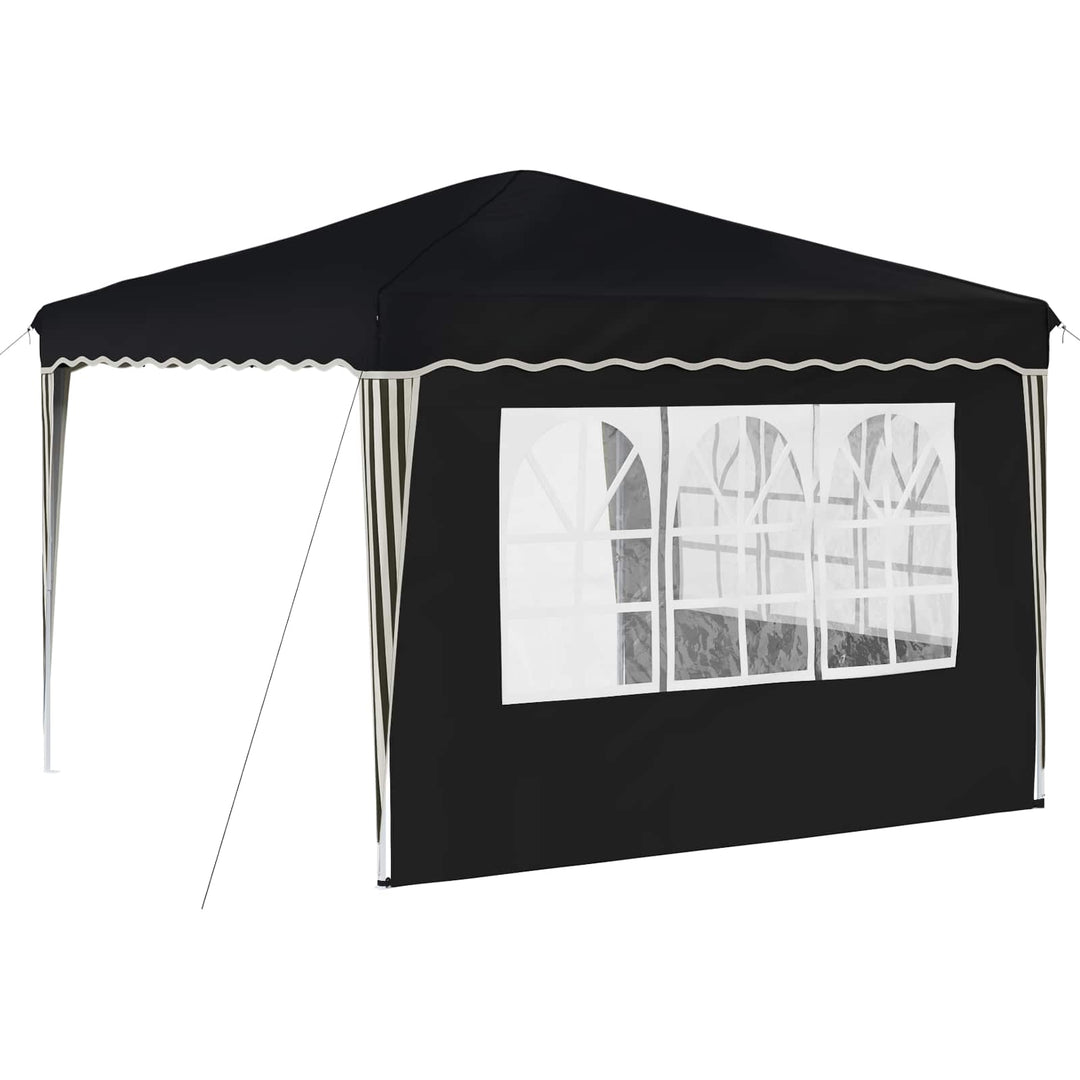 Pop-up Festtelt 288 x 288 x 245 cm Antracit Oxford stof
