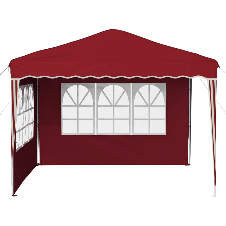 Pop-up Festtelt 288 x 288 x 245 cm Bordeaux Oxford stof