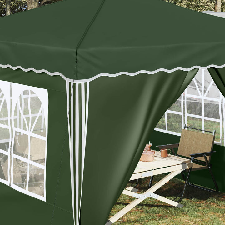 Pop-up Festtelt 288 x 288 x 245 cm Grøn Oxford stof