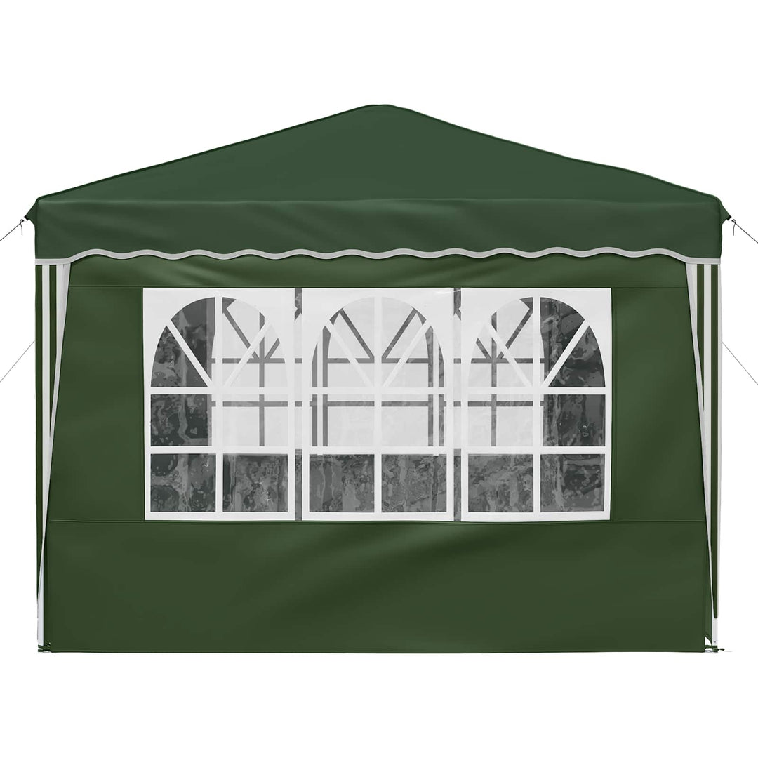 Pop-up Festtelt 288 x 288 x 245 cm Grøn Oxford stof