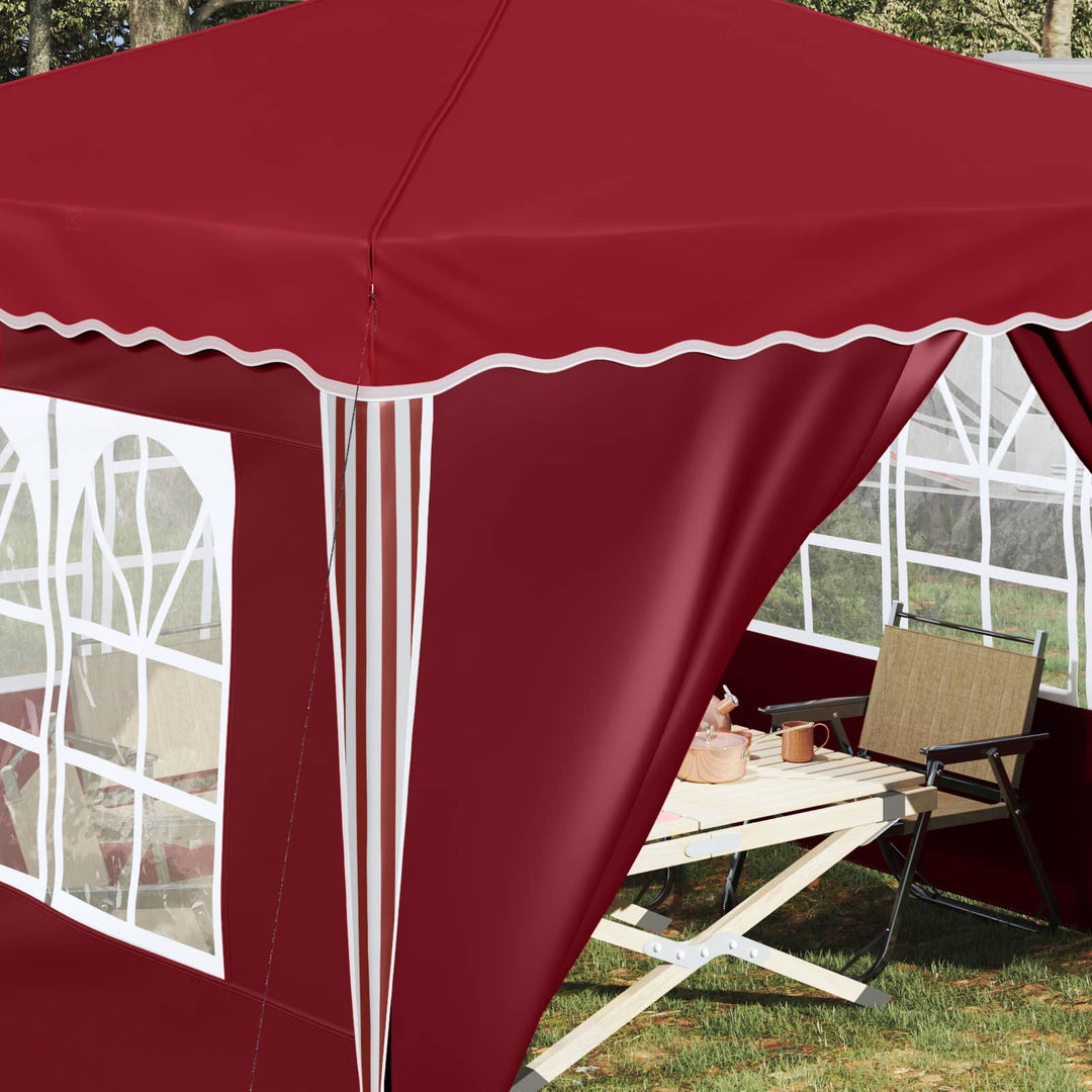 Pop-up Festtelt Bordeaux 288 x 288 x 245 cm Oxford stof