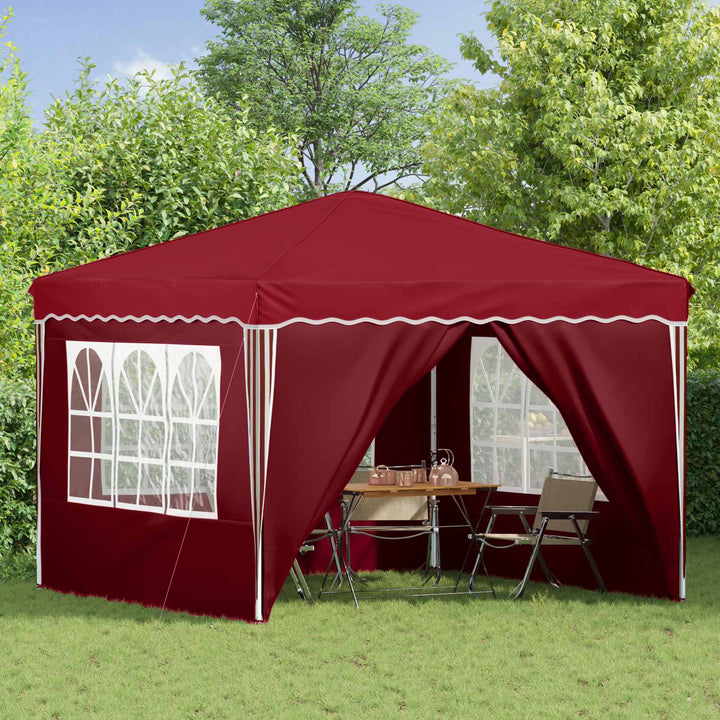 Pop-up Festtelt Bordeaux 288 x 288 x 245 cm Oxford stof