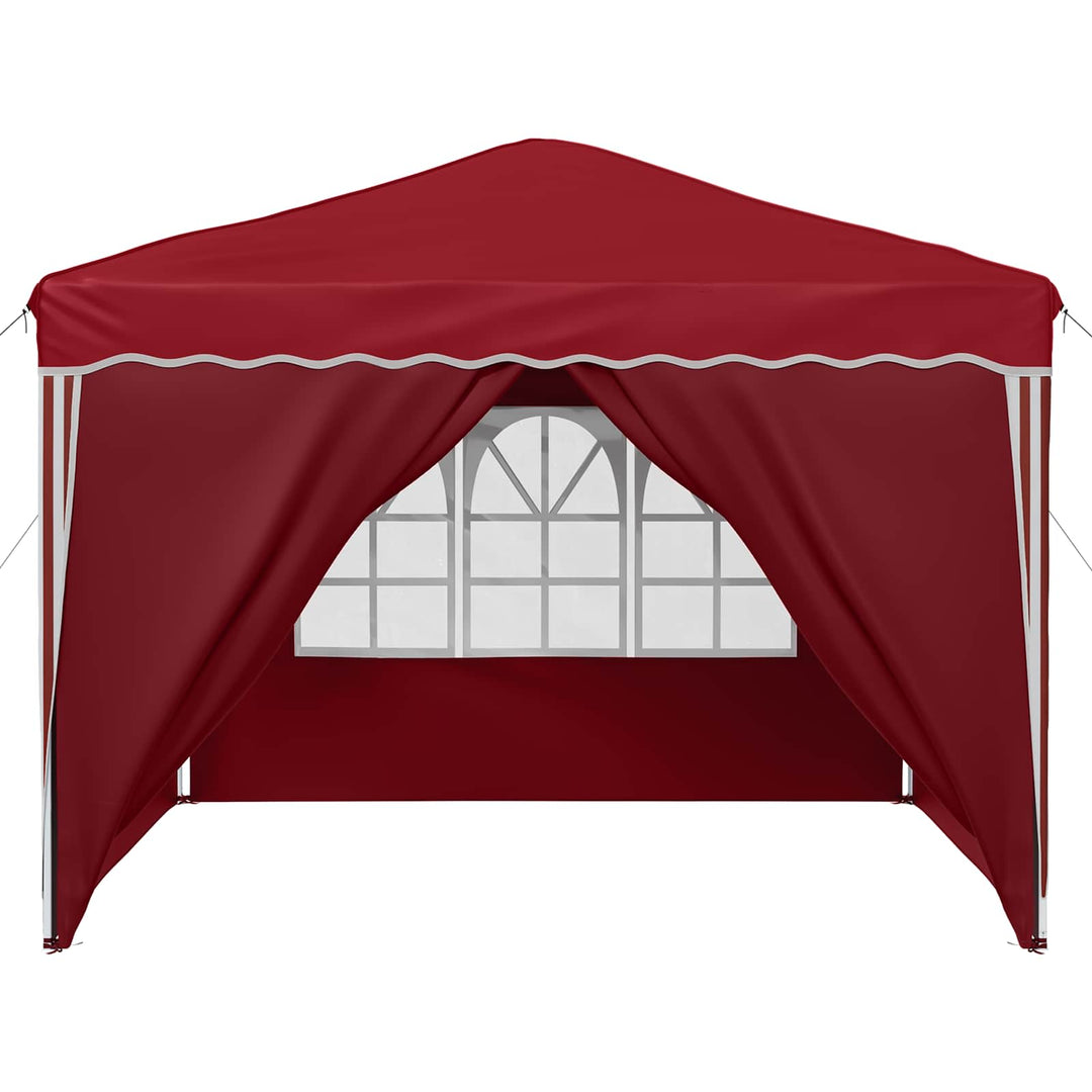 Pop-up Festtelt 288 x 288 x 245 cm Bordeaux Oxford stof
