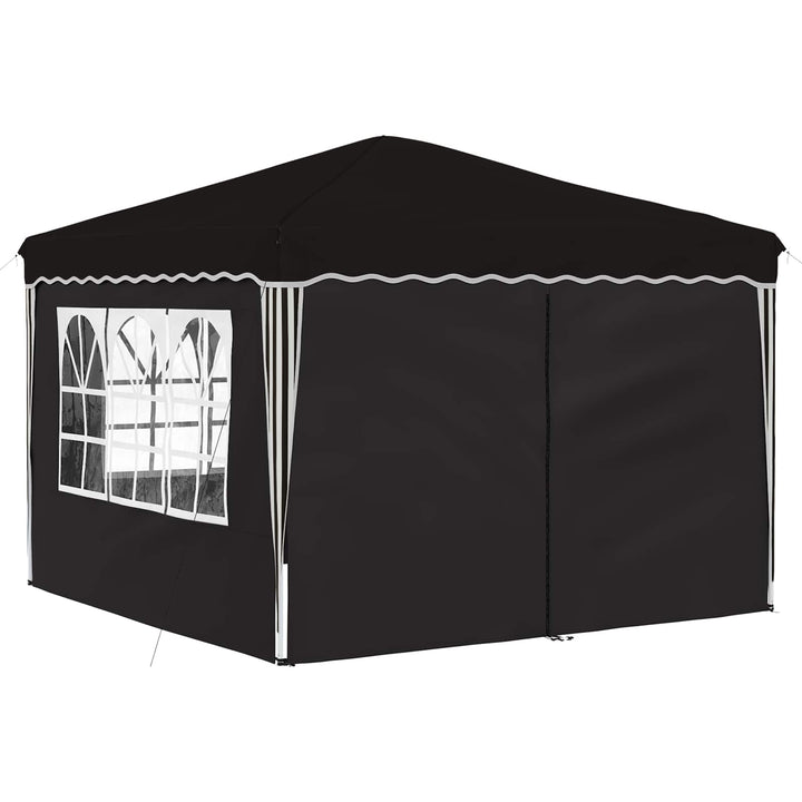 Pop-up Festtelt 288 x 288 x 245 cm Sort Oxford stof