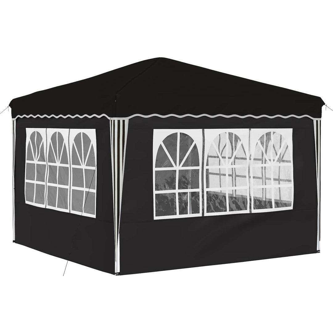 Pop-up Festtelt 288 x 288 x 245 cm Sort Oxford stof