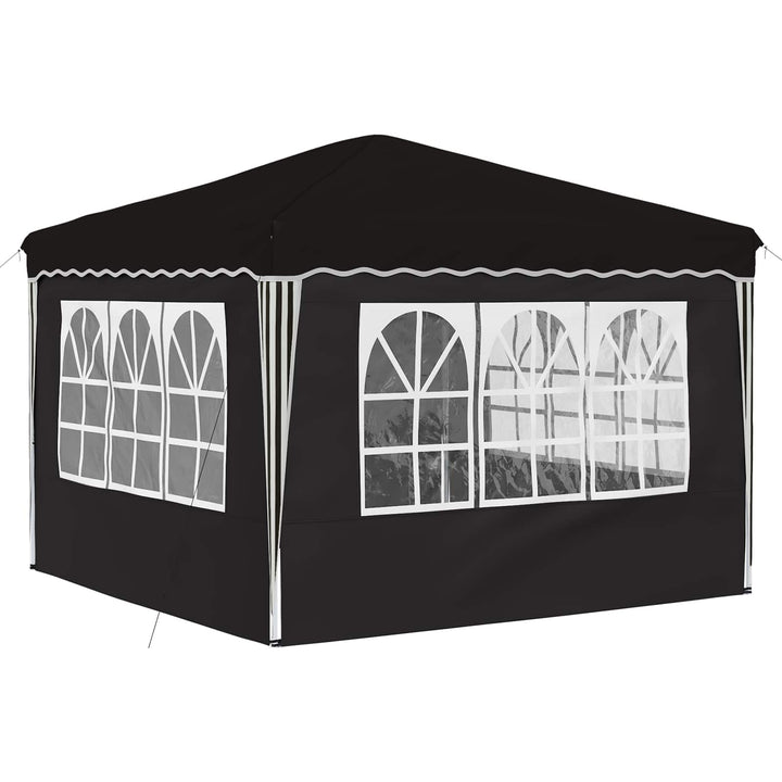 Pop-up Festtelt 288 x 288 x 245 cm Sort Oxford stof