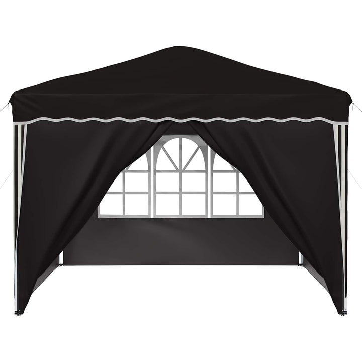 Pop-up Festtelt 288 x 288 x 245 cm Sort Oxford stof