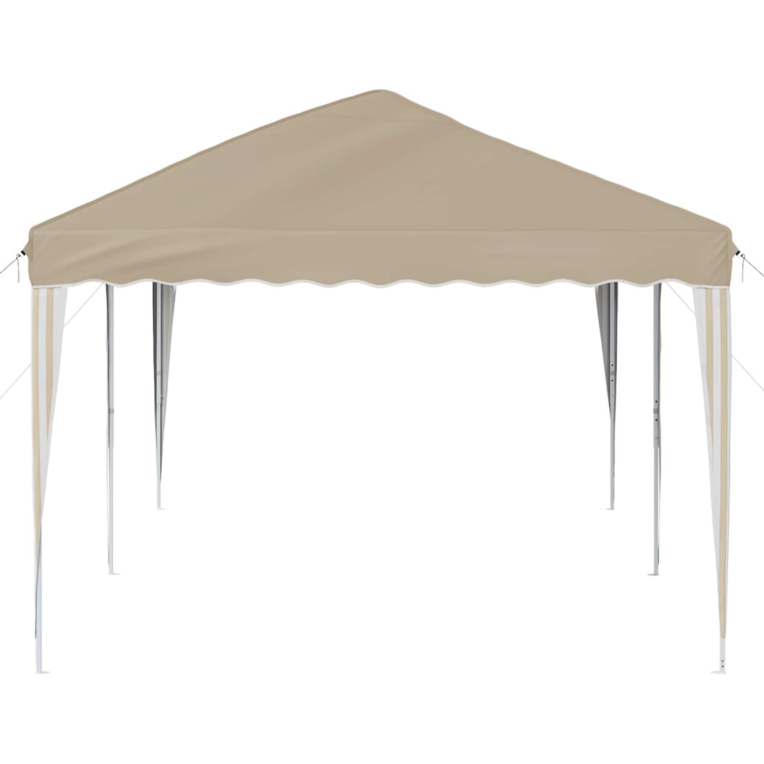 Pop-up Festtelt 575 x 290 x 245 cm Cremefarvet