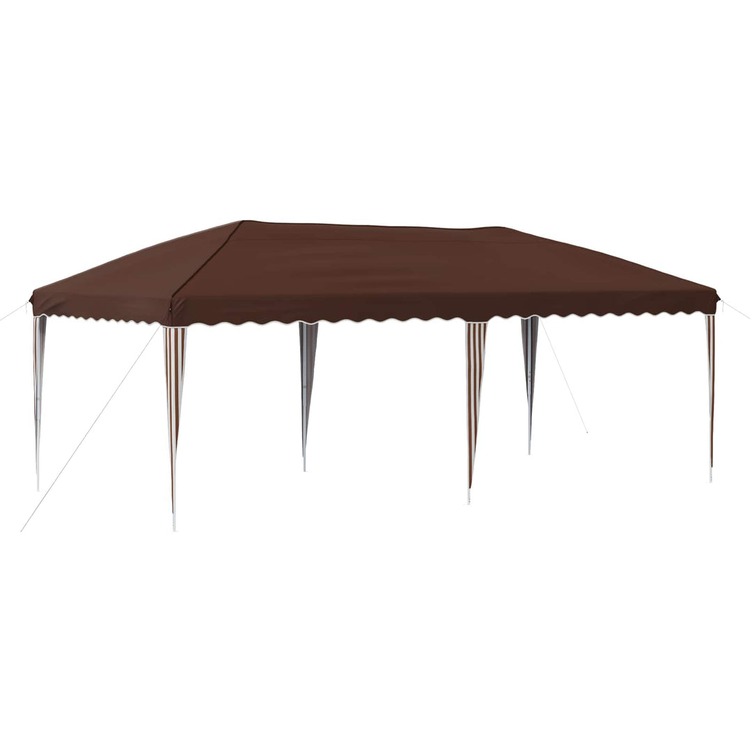 Pop-up Festtelt 575 x 290 x 245 cm Brun