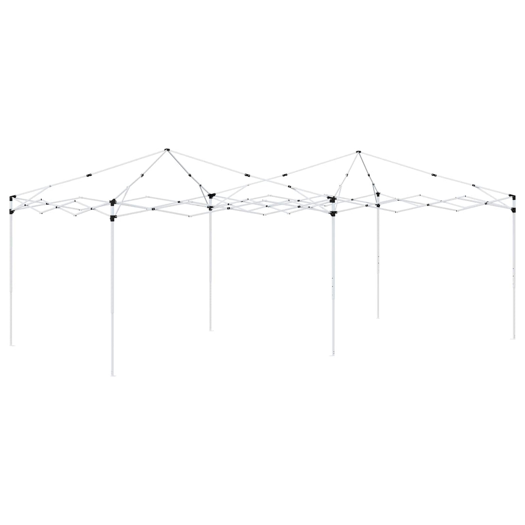 Pop-up Festtelt 575 x 290 x 245 cm Brun