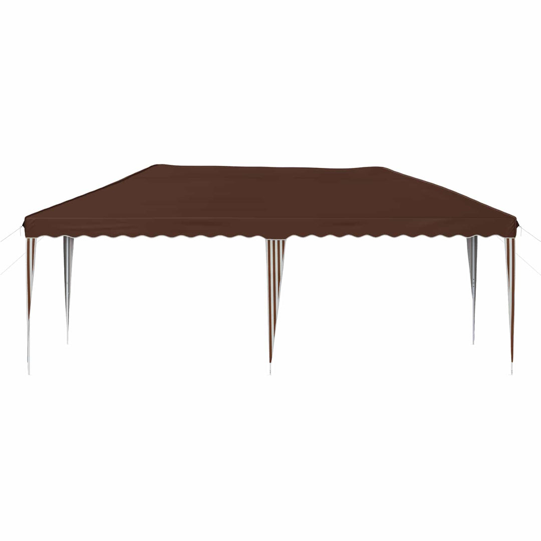 Pop-up Festtelt 575 x 290 x 245 cm Brun