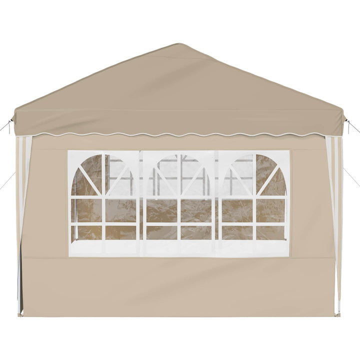 Pop-up Festtelt 575 x 289 x 245 cm Cremefarvet
