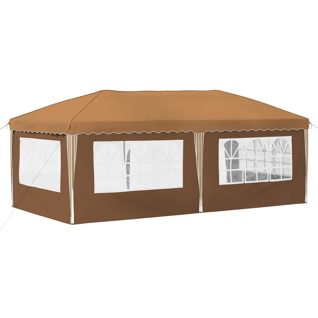 Pop-up Festtelt 575 x 289 x 245 cm Beige