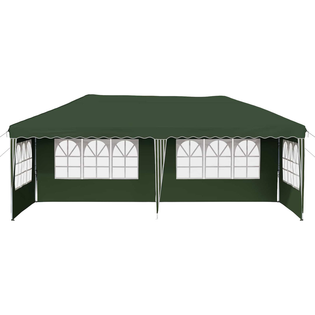 Pop-up Festtelt 575 x 289 x 245 cm Grøn