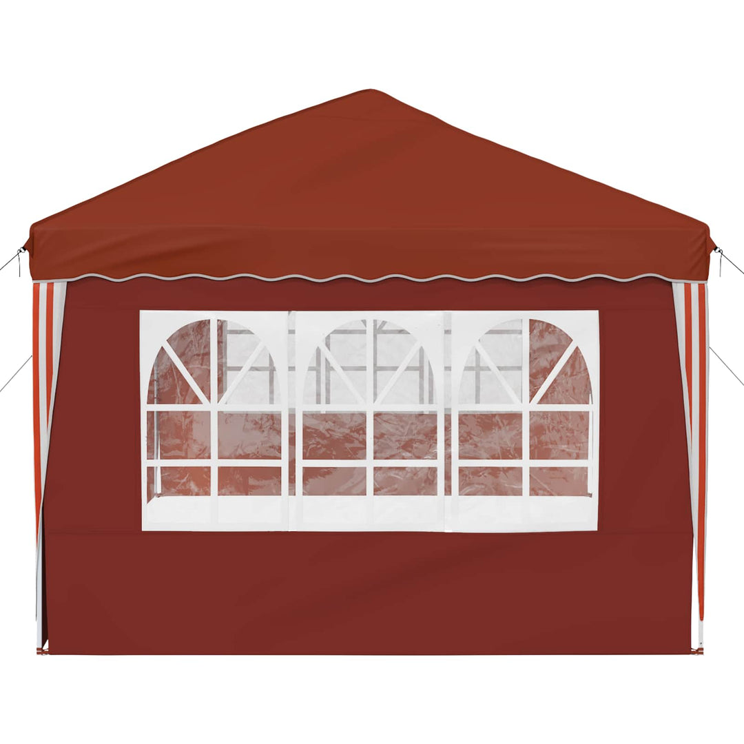 Pop-up Festtelt 575 x 289 x 245 cm Terrakotta