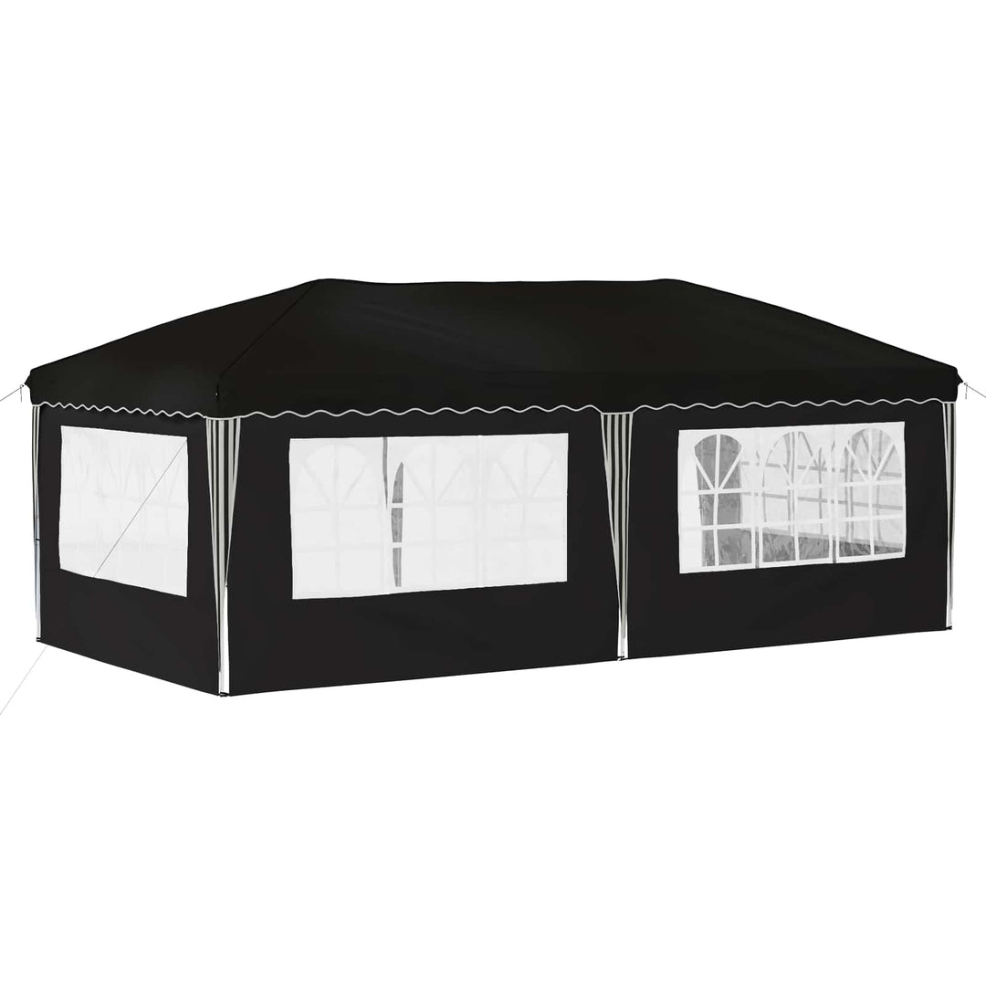 Pop-up Festtelt 575 x 289 x 245 cm Sort