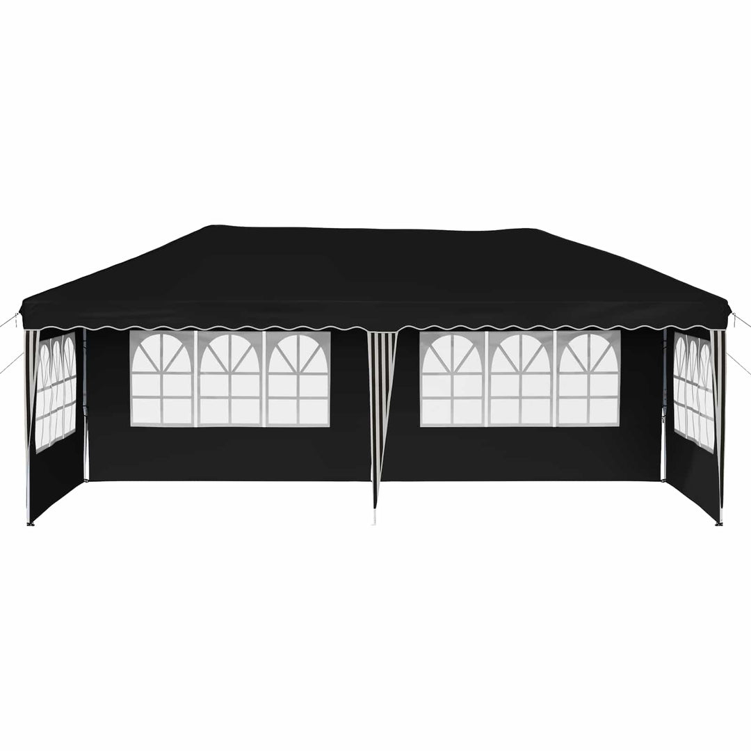 Pop-up Festtelt 575 x 289 x 245 cm Sort