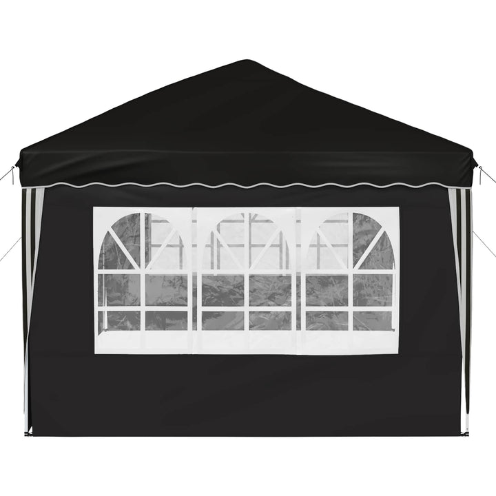 Pop-up Festtelt 575 x 289 x 245 cm Sort